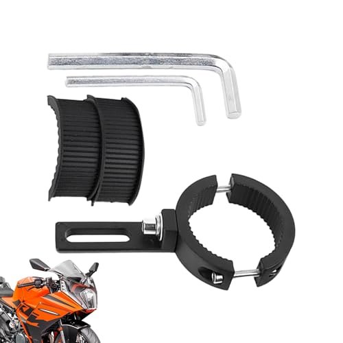Proypiax Motorrad Scheinwerfer Halterung | LED-Spot-Halterung,Rohrschelle für Motorrad Scheinwerfer für Stadtpendler und Nachtnutzung Proypiax Motorrad Scheinwerfer Halterung | LED-Spot-Halterung,Rohrschelle für Motorrad Scheinwerfer für Stadtpendler und Nachtnutzung von Proypiax
