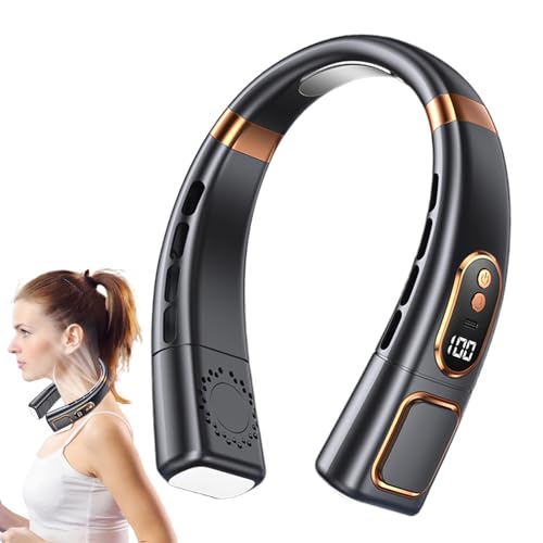 Proypiax Nackenkühler, Tragbarer USB Kühllüfter Mit 5 Geschwindigkeitsstufen, Leiser Halsventilator Mit 5 Stufen Für Spazierengehen Sport Festival Wandern Camping Reise Proypiax Nackenkühler, Tragbarer USB Kühllüfter Mit 5 Geschwindigkeitsstufen, Leiser Halsventilator Mit 5 Stufen Für Spazierengehen Sport Festival Wandern Camping Reise von Proypiax