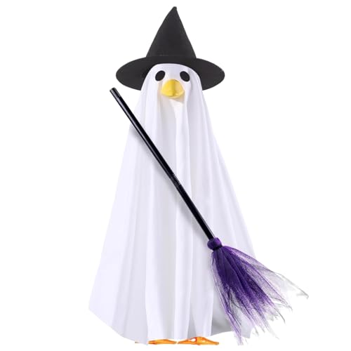 Proypiax Porch Geese Halloween Outfit Geisterkostüm, Herbstkleidung Für Gartengänse, Gartenfigur Verkleidung Als Herbstdekoration Für Garten Familienfeiern Veranstalter Proypiax Porch Geese Halloween Outfit Geisterkostüm, Herbstkleidung Für Gartengänse, Gartenfigur Verkleidung Als Herbstdekoration Für Garten Familienfeiern Veranstalter von Proypiax