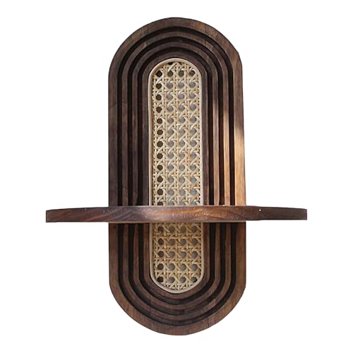 Proypiax Rattan Schwebende e | Wand Organizer Für Schlafzimmer,Deko Für Balkon Garten Und Outdoor Bereich Als Floating Organizer von Proypiax