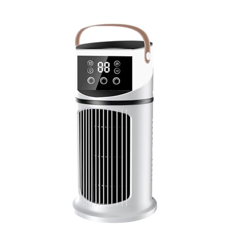 Proypiax Schreibtisch Klimagerät Ventilator | Tragbarer Kühlventilator Mit 3 Betriebsarten,Leiser Luftkühler Mit Sprühnebel & LED-Licht Für Schlafzimmer, Büro, Homeoffice Und Nachttisch Proypiax Schreibtisch Klimagerät Ventilator | Tragbarer Kühlventilator Mit 3 Betriebsarten,Leiser Luftkühler Mit Sprühnebel & LED-Licht Für Schlafzimmer, Büro, Homeoffice Und Nachttisch von Proypiax