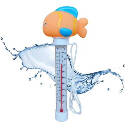 Proypiax Schwimmender Temperaturmesser - Cartoon Wassertemperatur Tester für Schwimmbäder - Leicht Ablesbar & Splitterfrei Badezubehör Für Kinder Und Erwachsene Proypiax Schwimmender Temperaturmesser - Cartoon Wassertemperatur Tester für Schwimmbäder - Leicht Ablesbar & Splitterfrei Badezubehör Für Kinder Und Erwachsene von Proypiax