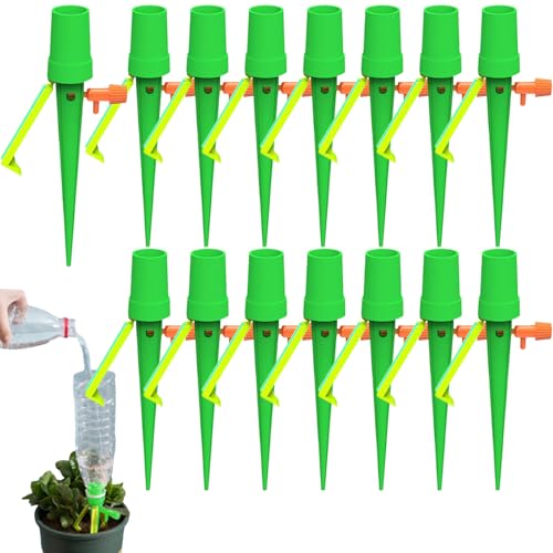 Proypiax Selbstbewässerungsstäbe | 15 Stück Pflanzenbewässerungssystem,Mit einstellbarem Tropfsystem und Leckageschutz für Blumen Tomaten Gemüse Gartenbäume Rasen Proypiax Selbstbewässerungsstäbe | 15 Stück Pflanzenbewässerungssystem,Mit einstellbarem Tropfsystem und Leckageschutz für Blumen Tomaten Gemüse Gartenbäume Rasen von Proypiax