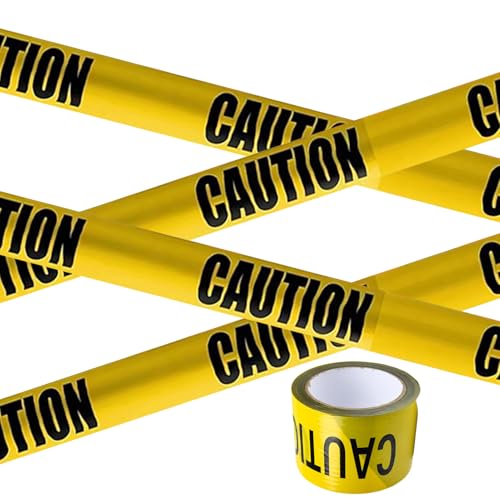 Proypiax Sicherheitsband - Gelb-Schwarzes Warnbodentape - Selbstklebendes Verschleißfestes Schwarz Gelb Gestreiftes Band Für Turnhallen Rohre Gefahrenbereiche Baustellen Wände von Proypiax