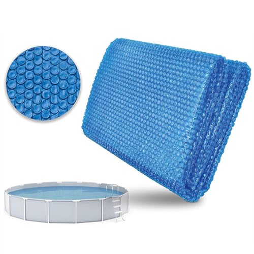 Proypiax Solare Schwimmbadabdeckung, Solar Abdeckung Rund Blasen Staubdicht Decke, UV-Schutz Plane Wiederverwendbares Staubdichtes Zubehör für Garten Spa Terrasse und Sommer von Proypiax