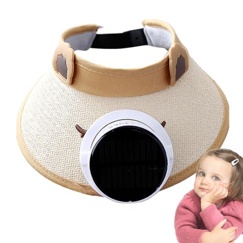 Proypiax Solarenergie Ventilator | Solarmit integriertem Ventilator | Dreifach Geschwindigkeits Einstellung Tragbar für Reisen Camping Sport Garten Outdoor von Proypiax