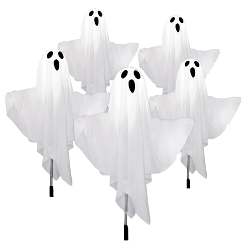 Proypiax Solargeister,Solare Halloween-Deko Geister-Für Außenbereich - Gruselige Urlaubsdeko Für Geisterhaus Garten Gehweg Vorfahrt Fest Party Proypiax Solargeister,Solare Halloween-Deko Geister-Für Außenbereich - Gruselige Urlaubsdeko Für Geisterhaus Garten Gehweg Vorfahrt Fest Party von Proypiax