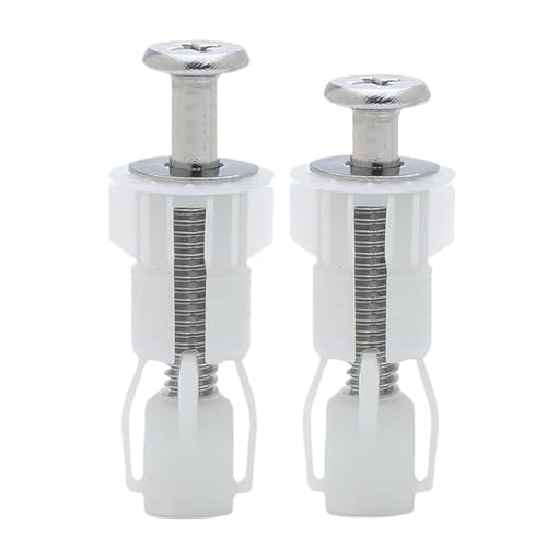 Proypiax Toilettensitz Schrauben - Sanitärreparatur Hardware Set | Robuste Befestigungselemente Für Toilettensitz Montage Befestigung Und Nachjustierung von Proypiax