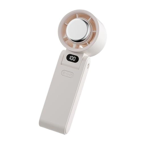 Proypiax Tragbarer Ventilator - Kühlventilator Tragbar - Luftkühler Mit LED-Display Leiser Betrieb 100 Geschwindigkeitsstufen 180° Schwenkbar 3600mAh Akku Für Outdoor Zuhause von Proypiax