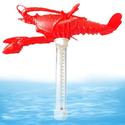 Proypiax Wassertemperatur-Sensor - Tiercartoon Badethermometer Für,Großes Pool Thermometer Für Schwimmbad Familie See Badewanne Spa Thermalbad Drinnen Draußen Zuhause von Proypiax