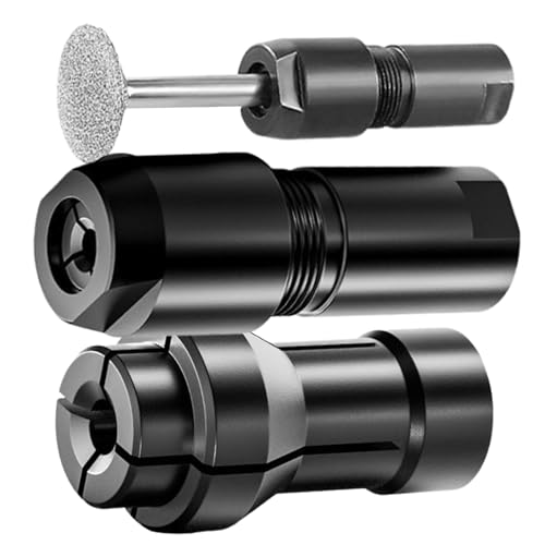Proypiax Winkelschleifer Adapter - 2-teiliges Gewinde-Adapter-Set | 6mm 3mm Spannfutter Adapter für Kantenbearbeitung Rohrmontage Präzisionsbearbeitung Metallbearbeitung Proypiax Winkelschleifer Adapter - 2-teiliges Gewinde-Adapter-Set | 6mm 3mm Spannfutter Adapter für Kantenbearbeitung Rohrmontage Präzisionsbearbeitung Metallbearbeitung von Proypiax