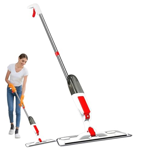 Proypiax Wischmopp Mit Sprühfunktion | Badezimmer Bodenreiniger | Hochflächig Drehbarer Sprüh-Wischer Für Wohnzimmer, Schlafzimmer & Badezimmer Proypiax Wischmopp Mit Sprühfunktion | Badezimmer Bodenreiniger | Hochflächig Drehbarer Sprüh-Wischer Für Wohnzimmer, Schlafzimmer & Badezimmer von Proypiax