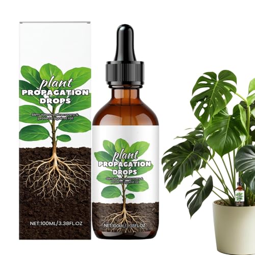 Proypiax Wurzelaktivator Für Pflanzen - 100ml Pflanzen Tropfen - Düngertropfen für gesunde Stängel Bodenvermehrung Fensterbank Balkon Stecklinge Innenbereich von Proypiax