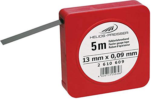 Fühlerlehrenband / Fühlerlehre 0,5 mm 12,7 x 5000 mm, Gewicht: 0.29 von HELIOS-PREISSER