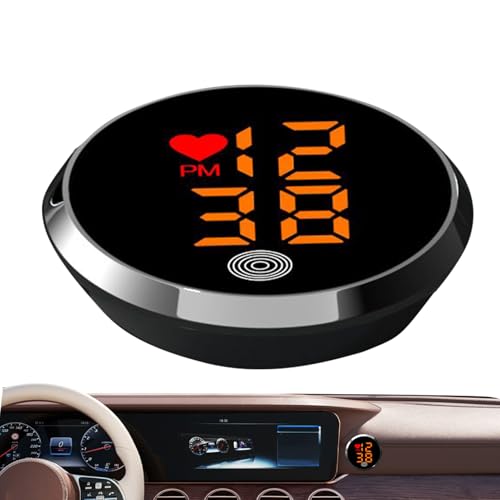 Autouhren Fürs Armaturenbrett, Digitaluhr Für Das Armaturenbretts Im Auto, Digitaler Wecker Mit Touchscreen, Armaturenbrett-Autouhren, Kfz-Nachtwache Kleine LED Zeitanzeige Autouhren Fürs Armaturenbrett, Digitaluhr Für Das Armaturenbretts Im Auto, Digitaler Wecker Mit Touchscreen, Armaturenbrett-Autouhren, Kfz-Nachtwache Kleine LED Zeitanzeige von Pruojhw