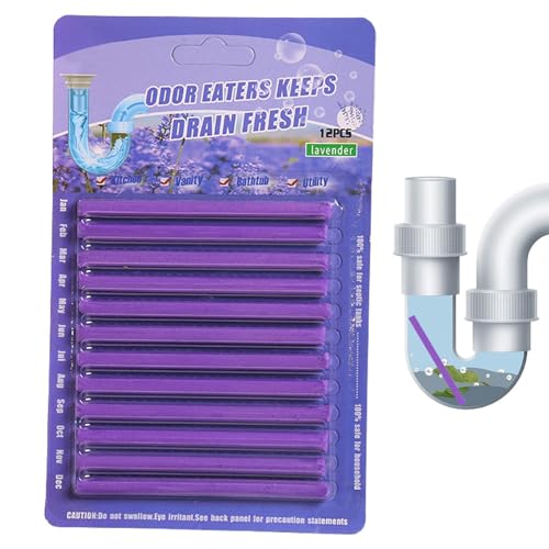 Pruojhw 12 Stück Drain Sticks Drain Unclogger, Abflussreinigungsstäbchen, Abflussreiniger - Nützliche Rohrabfluss-Reinigungsstäbchen, Um Verstopfungen Von Abflüssen, Pruojhw 12 Stück Drain Sticks Drain Unclogger, Abflussreinigungsstäbchen, Abflussreiniger - Nützliche Rohrabfluss-Reinigungsstäbchen, Um Verstopfungen Von Abflüssen, von Pruojhw