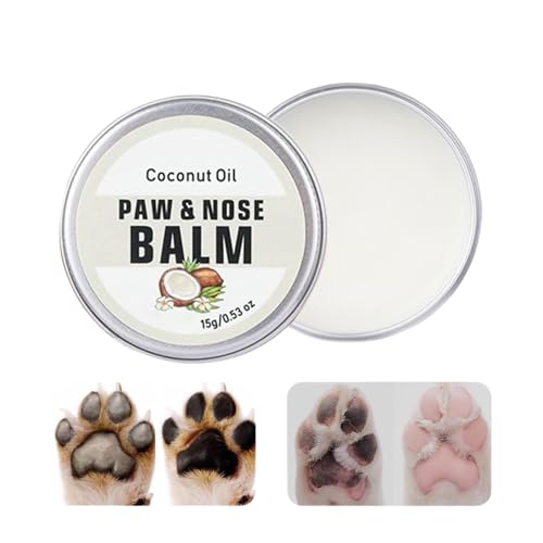 Pruojhw Creme Für Hunde - Beruhigende Nasenpflege Für Welpen,Beruhigende Feuchtigkeitscreme Für Trockene Risse Nasen Hunde Welpen von Pruojhw