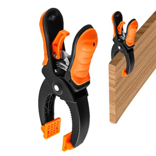 Pruojhw Holzwerkstatt Handklemme - Federzwingen Für Holzbearbeitung Robust | Griffiges Werkzeug Für Möbelmontage Modellbau Alltagsreparaturen von Pruojhw