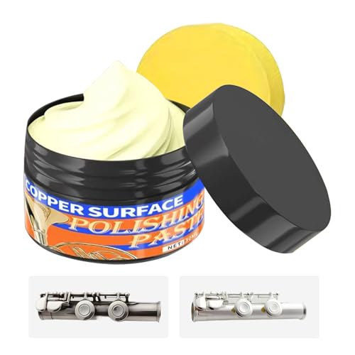 Pruojhw Rostentferner Für Metall | 30ml Messing Instrumente Restaurierung Reinigungspaste Mit Metallpolitur Paste Für Kupfer Gold Silber Messing Instrumente Trompete Saxophon Pruojhw Rostentferner Für Metall | 30ml Messing Instrumente Restaurierung Reinigungspaste Mit Metallpolitur Paste Für Kupfer Gold Silber Messing Instrumente Trompete Saxophon von Pruojhw