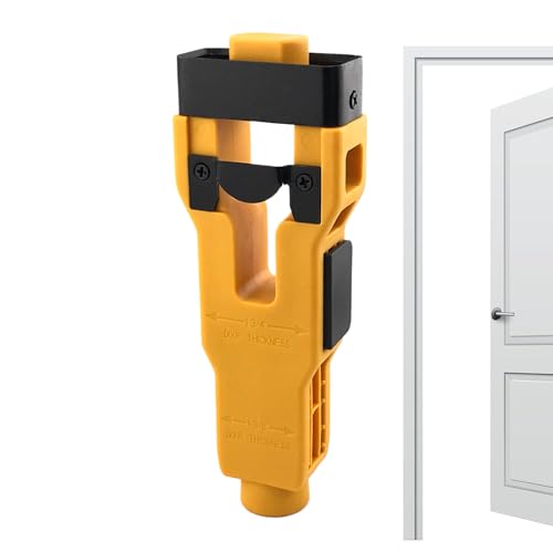 Pruojhw Türriegel Montage-Set,Präzises Anreißwerkzeug Für Türschloss-Einbau - Präzises Multifunktions Werkzeug Mit Ergonomischem Griff Für Heimwerker & Erwachsene von Pruojhw