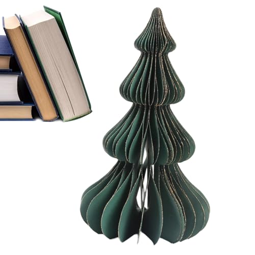 Pruojhw Weihnachtsbaum aus Papier, Grün, zum Aufstellen, Dekoration für Weihnachtsbaum, Wabendekoration, Tischdekoration, Weihnachtsbaum, Honigkamm, aus Papier von Pruojhw