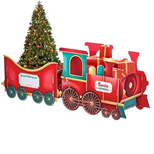 Weihnachtszug Süßigkeiten Behälter | Süßigkeiten Aufbewahrungsbehälter Weihnachtsbahn - Festlicher Behälter Dekoration Für Kaminsims Nachttisch Tischdekoration Schreibtisch Präsenta von Pruojhw