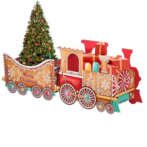 Weihnachtszug Süßigkeiten Behälter | Süßigkeiten Aufbewahrungsbehälter Weihnachtsbahn - Festlicher Behälter Dekoration Für Kaminsims Nachttisch Tischdekoration Schreibtisch Präsenta von Pruojhw