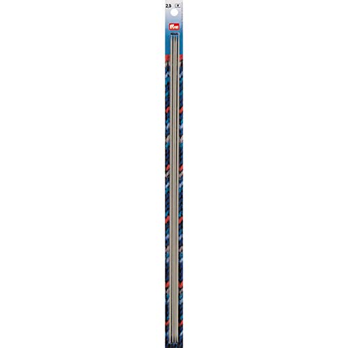 Prym Strumpfstricknadeln ALU 40 cm 2,50 mm grau Strumpfstricknadel, Aluminium, 2,5 mm Prym Strumpfstricknadeln ALU 40 cm 2,50 mm grau Strumpfstricknadel, Aluminium, 2,5 mm von Prym