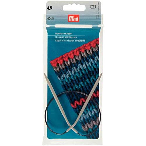 Prym 211275 Rundstricknadeln ALU 40 cm 4,50 mm grau Prym 211275 Rundstricknadeln ALU 40 cm 4,50 mm grau von Prym