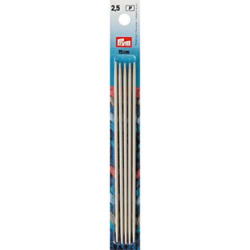 Prym Nadelspiel 15 cm lang, Größe:2.5 15 cm, Grau von Prym