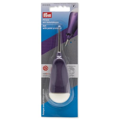 Prym Awl Ergonomic, pflaumenblau/weiß, One Size von Prym