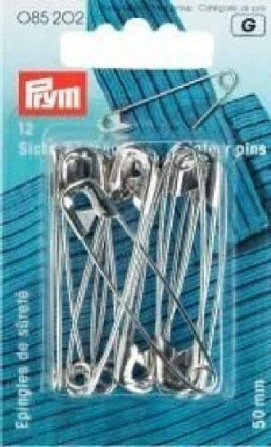 Prym 085220 Sicherheitsnadeln, 38mm, silberfarbig, 12 Stück von Prym