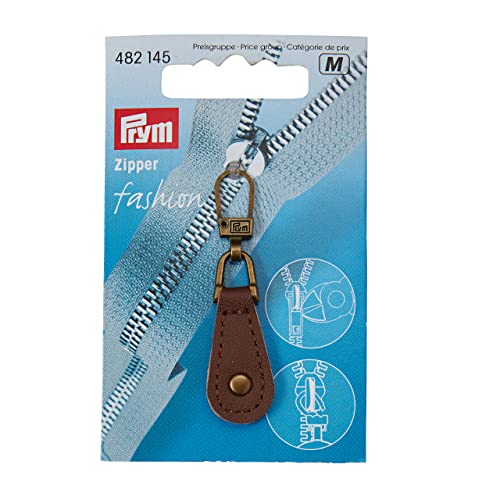 Prym 482.145 Zipper, Metal, braun von Prym