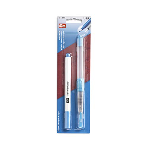 Prym 611.845 611845 Aqua-Trickmarker + Wasserstift Aquatrick Marking and Water Pen, Kunststoff, White, Einheitsgröße von Prym