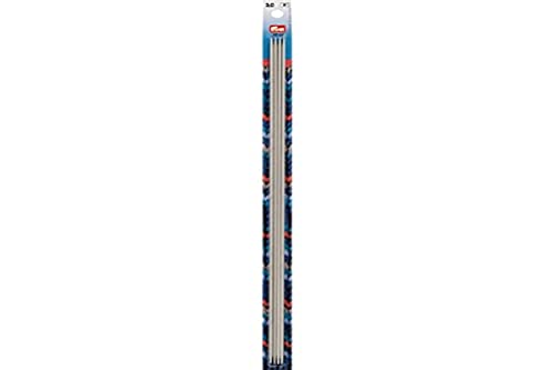 Prym 191551 Strumpfstricknadeln ALU 40 cm 3,00 mm grau Strumpfstricknadel, Aluminium, 3 mm von Prym