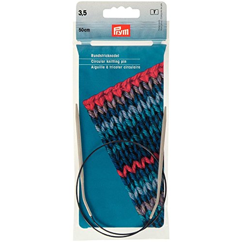 Prym 211246 Rundstricknadeln ALU 50 cm 3,50 mm grau von Prym