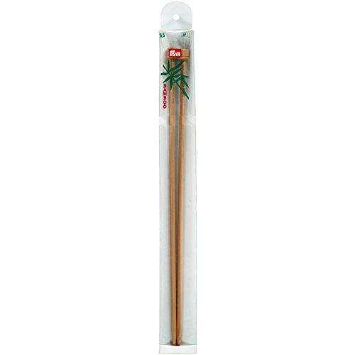 Prym 221118 Jackenstricknadeln, 33 cm, 5,50 mm Jackenstricknadel, Bambus, Natur, 5,5 mm von Prym