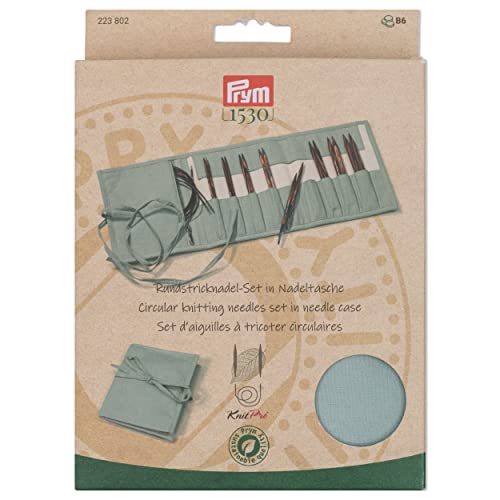 Prym 223802 Rundstricknadel Set Natural petrol 3,5-8 von Prym