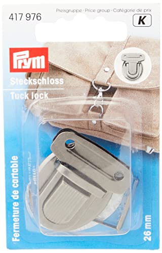 Prym 417976 Steckschloss 26 mm Altsilber Handarbeitszubehör, Silber, 26x,5 cm Prym 417976 Steckschloss 26 mm Altsilber Handarbeitszubehör, Silber, 26x,5 cm von Prym