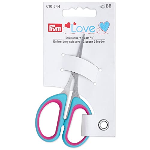 Prym 610-544 Stickschere, Blau, Pink, Silber, One Size von Prym