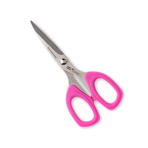 Prym 610543 Prym Love Stoffschere Micro Serration 13,5 cm pink von Prym