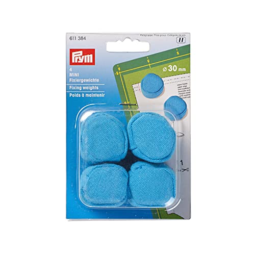 Prym 611384 Fixiergewichte, Baumwolle und Sand, Blau, 30 mm von Prym