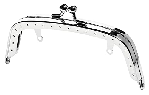 Prym 615158 Taschenverschluss Emilia silberfarbig, Silver, Silber, 12 x 5cm Prym 615158 Taschenverschluss Emilia silberfarbig, Silver, Silber, 12 x 5cm von Prym