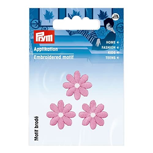 Prym 926723 Appl. Blumen klein rosa von Prym