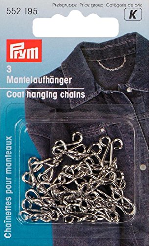 Prym Mantelketten, Metall, Silberfarben, 9 X 6 X 1 Cm Prym Mantelketten, Metall, Silberfarben, 9 X 6 X 1 Cm von Prym