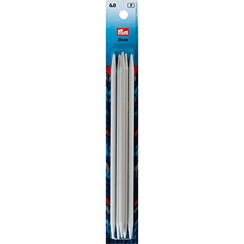Prym 218644 Strumpfstricknadeln KST 20 cm 6,00 mm grau Strumpfstricknadel, Kunststoff, 6 mm Prym 218644 Strumpfstricknadeln KST 20 cm 6,00 mm grau Strumpfstricknadel, Kunststoff, 6 mm von Prym