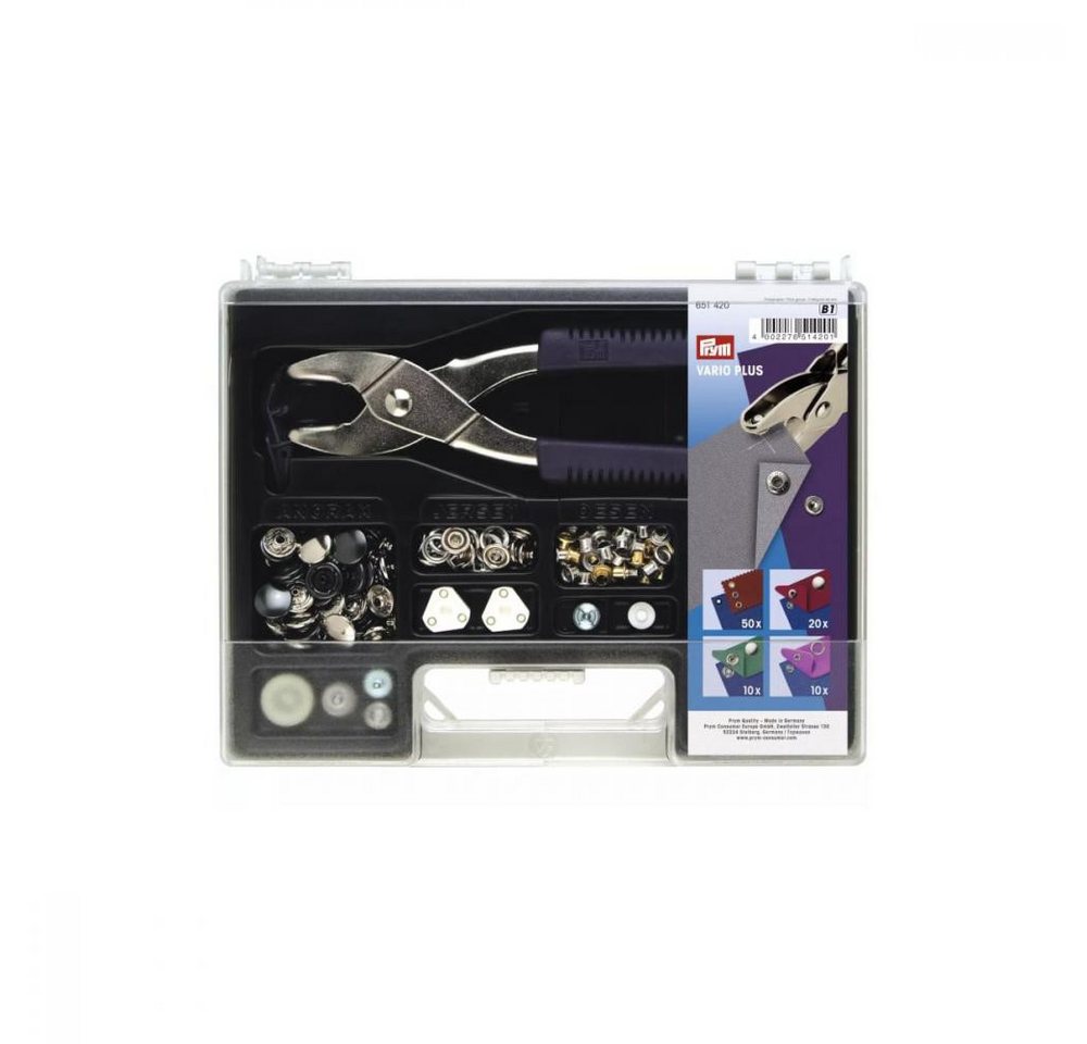 Prym Aufbewahrungsbox - Näh- Sortimentskasten Vario Plus gefüllt von Prym