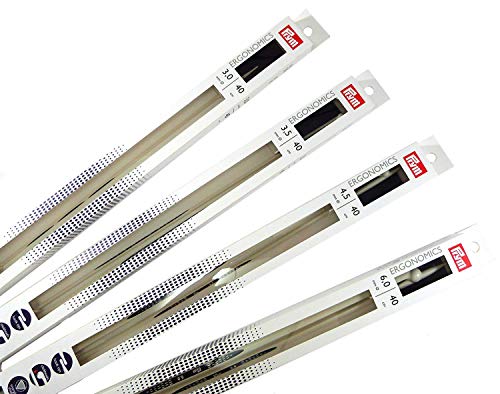 Prym 190403 Jackenstricknadeln Ergonomics 40 cm 3,50 mm von Prym