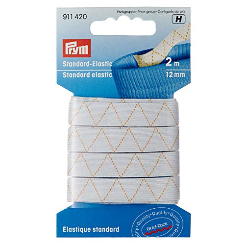 Prym, weiß 911420 Standard-Elastic, 12 mm, 2 m von Prym