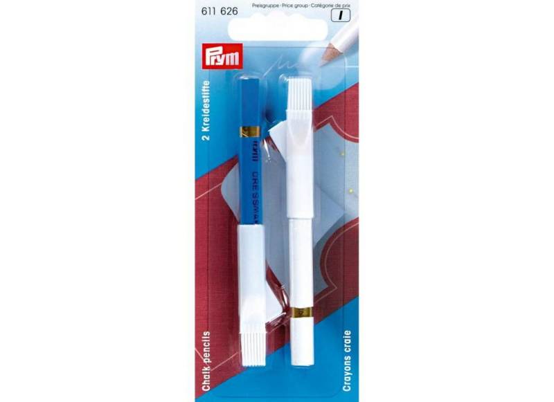 Prym Stricknadeln Schneiderkreidestift weiß/blau 2 St von Prym